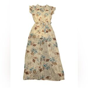 City Triangles Floral Print Maxi Romper | medium